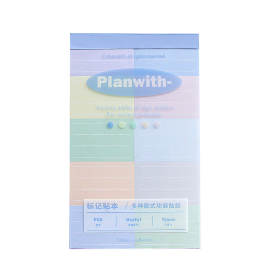 Marker Notebook Multifunctional Learning Focus Classification