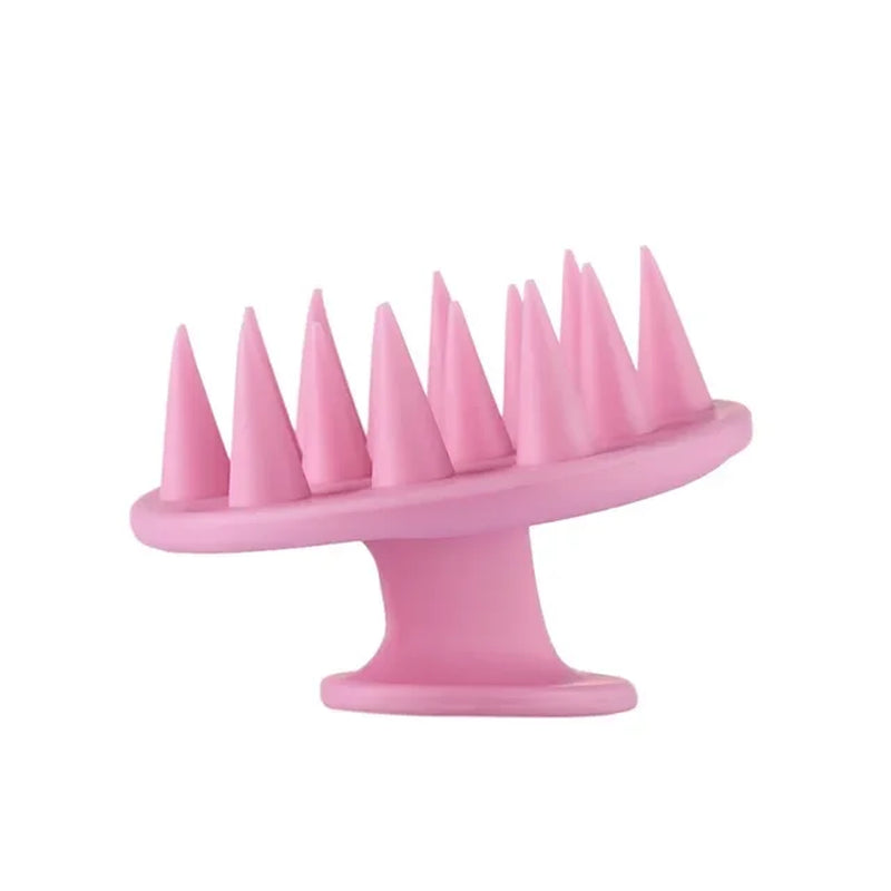 Silicone Scalp Massage Brush for Hair Washing and Body Cleansing