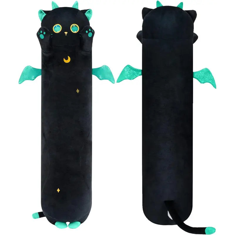 [New Arrival!!] Mewaii Long Cat Plush Body Pillow, Cute Cat Stuffed Animals Soft Plushies, Kitten Plush Throw Pillow Doll Toy Gift for Girlfriend