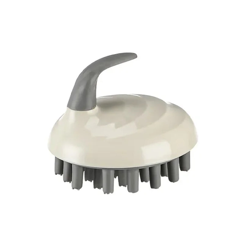 Silicone Scalp Massage Brush for Hair Washing and Body Cleansing