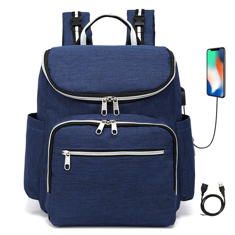 Mommy Bag, Multi-Functional Large-Capacity Mother And Baby Bag, Waterproof Diaper Bag, Outing Backpack