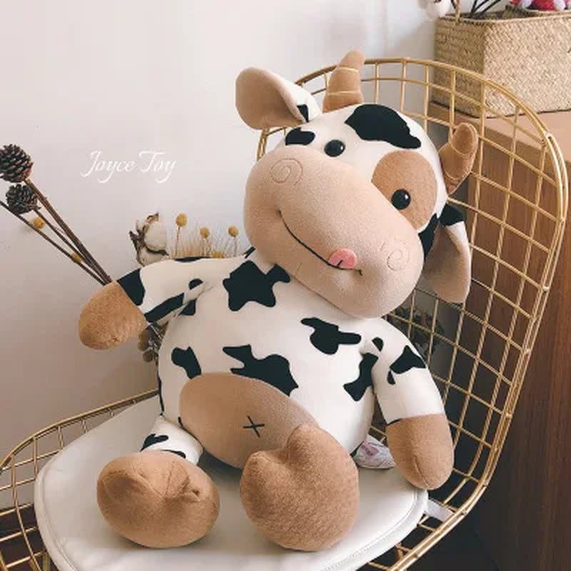 Cute Cow Plush Toy Rag Doll for Girlfriend Children'S Toys Gifts Plush Toys Pillow Plushie Stuffed Animal Patung Dolls