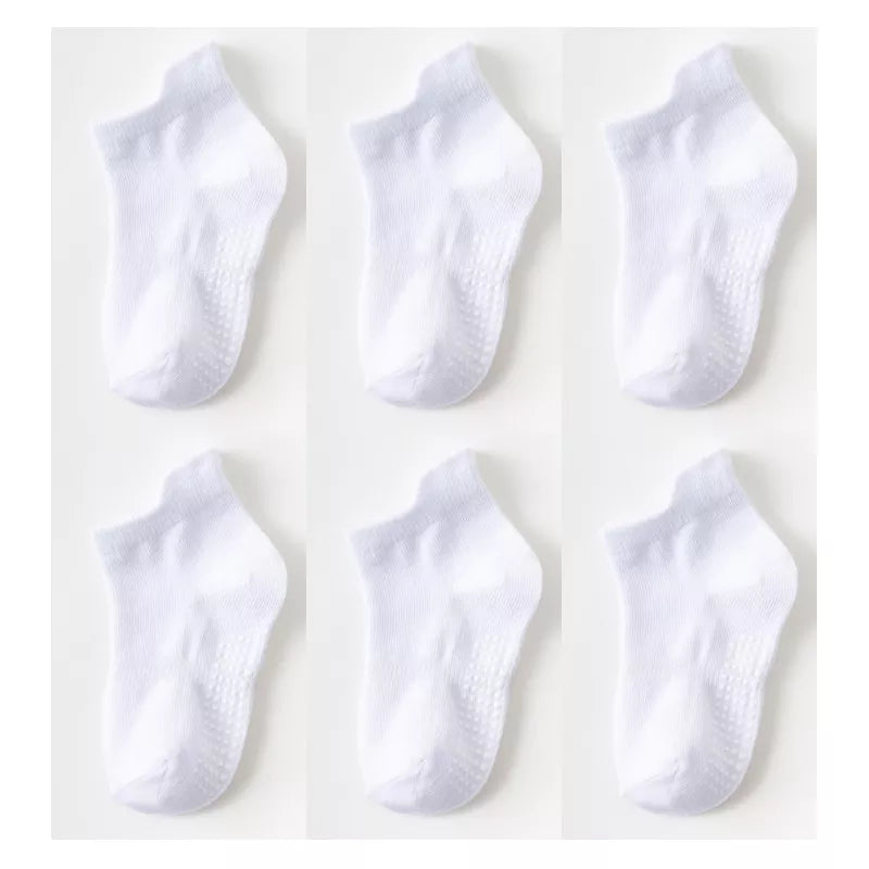 Children's Anti-Slip Boat Socks for Boys Girl Low Cut