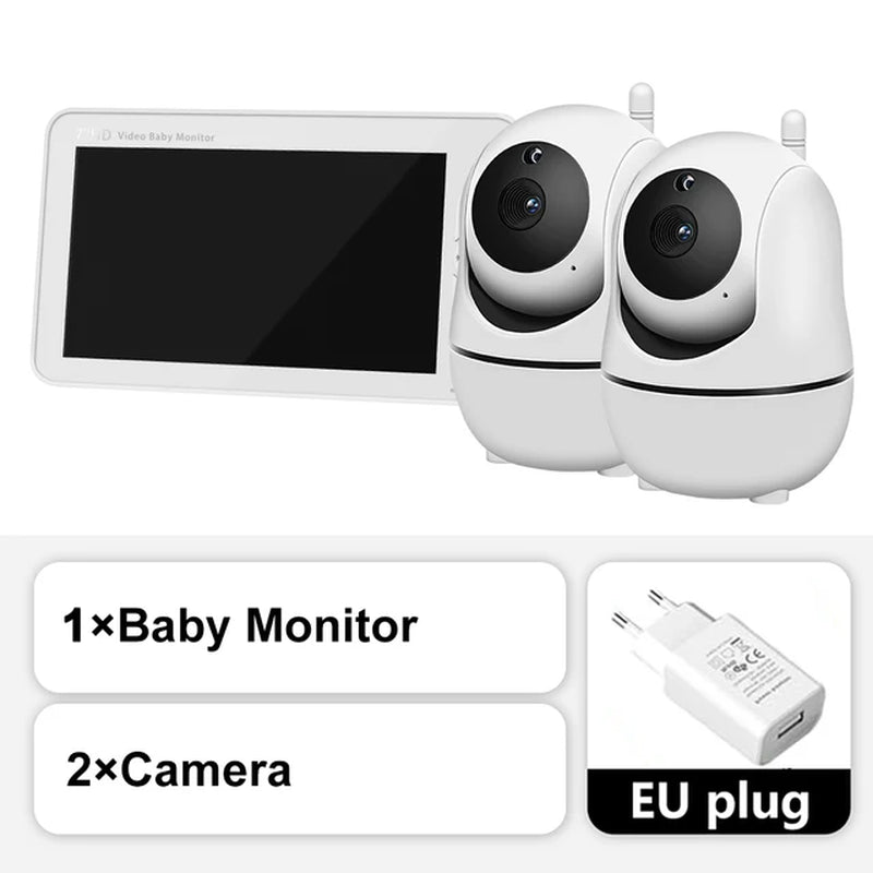 Professional title: 
"5-Inch Video Baby Monitor with Pan Tilt Camera, 2.4G Wireless Transmission, Temperature Display, Home Security Surveillance Camera"