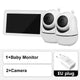 Professional title: 
"5-Inch Video Baby Monitor with Pan Tilt Camera, 2.4G Wireless Transmission, Temperature Display, Home Security Surveillance Camera"