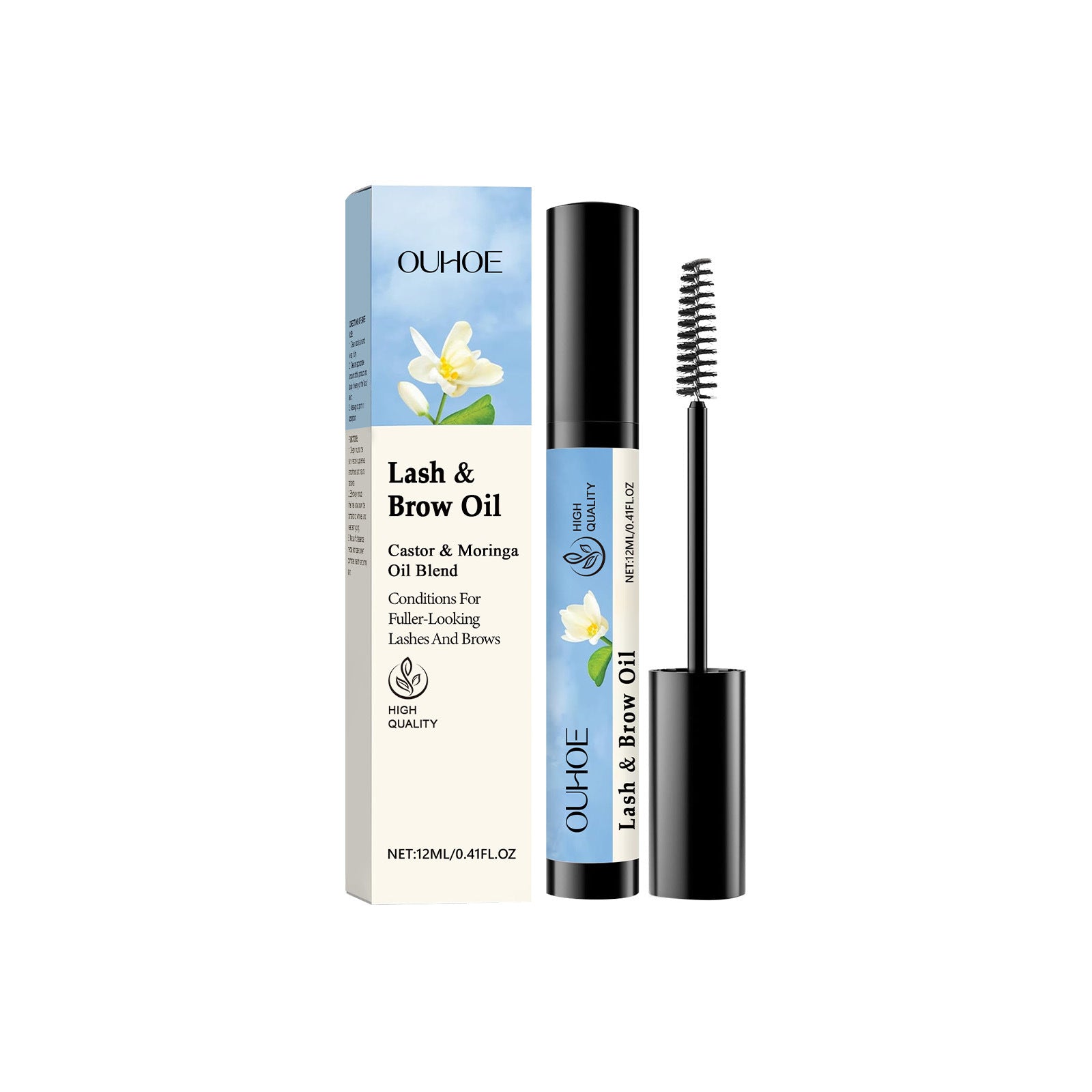 Eyelash Eyebrow Care Natural Makeup Black