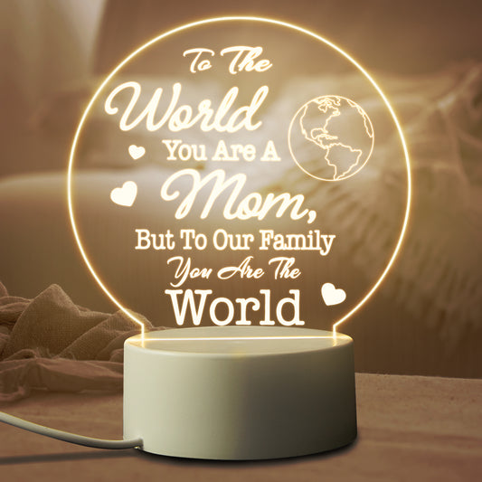 Suitable For Mommy Birthday LED Night Light Warm Bedside Decoration
