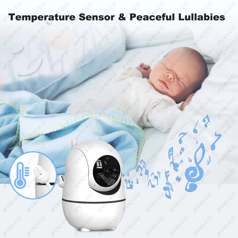 Professional title: 
"5-Inch Video Baby Monitor with Pan Tilt Camera, 2.4G Wireless Transmission, Temperature Display, Home Security Surveillance Camera"