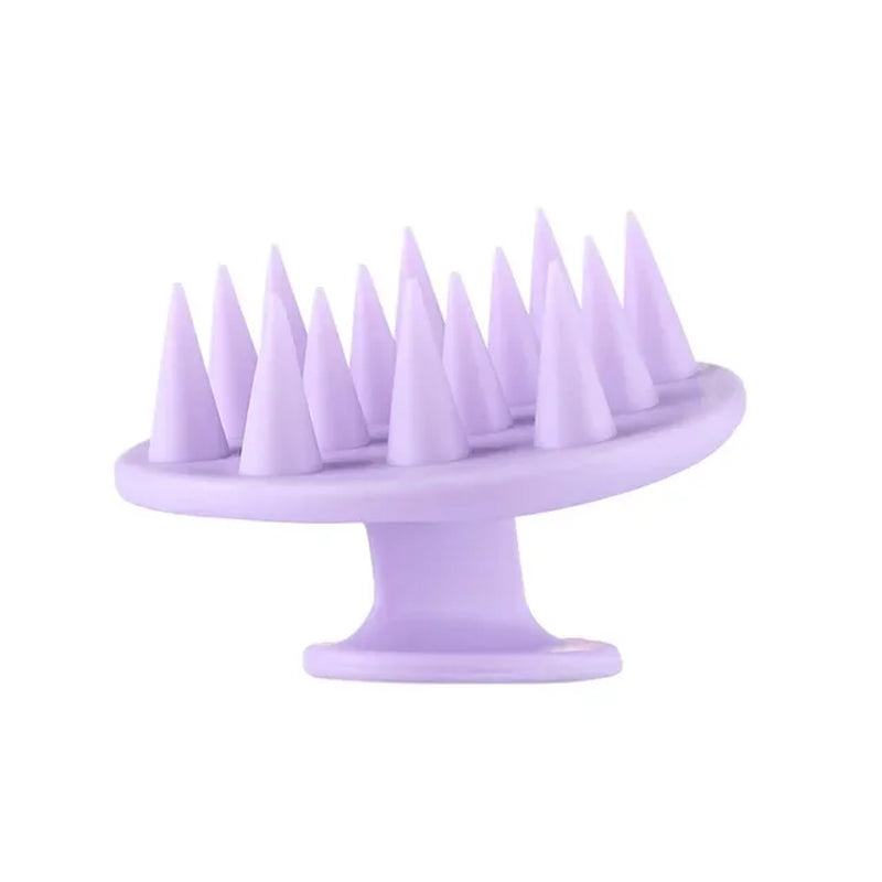 Silicone Scalp Massage Brush for Hair Washing and Body Cleansing