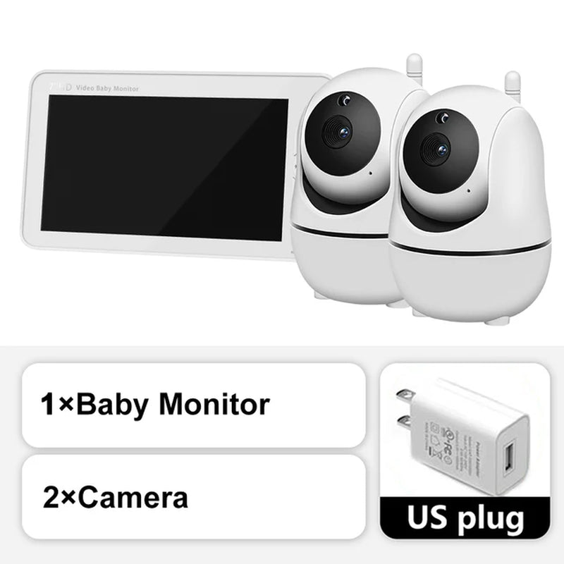 Professional title: 
"5-Inch Video Baby Monitor with Pan Tilt Camera, 2.4G Wireless Transmission, Temperature Display, Home Security Surveillance Camera"