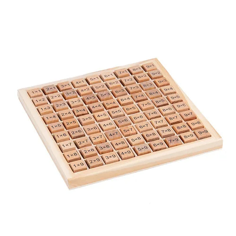 Montessori Educational Wooden Toys for Kids Children Baby Toys 99 Multiplication Table Math Arithmetic Teaching Educational Toys