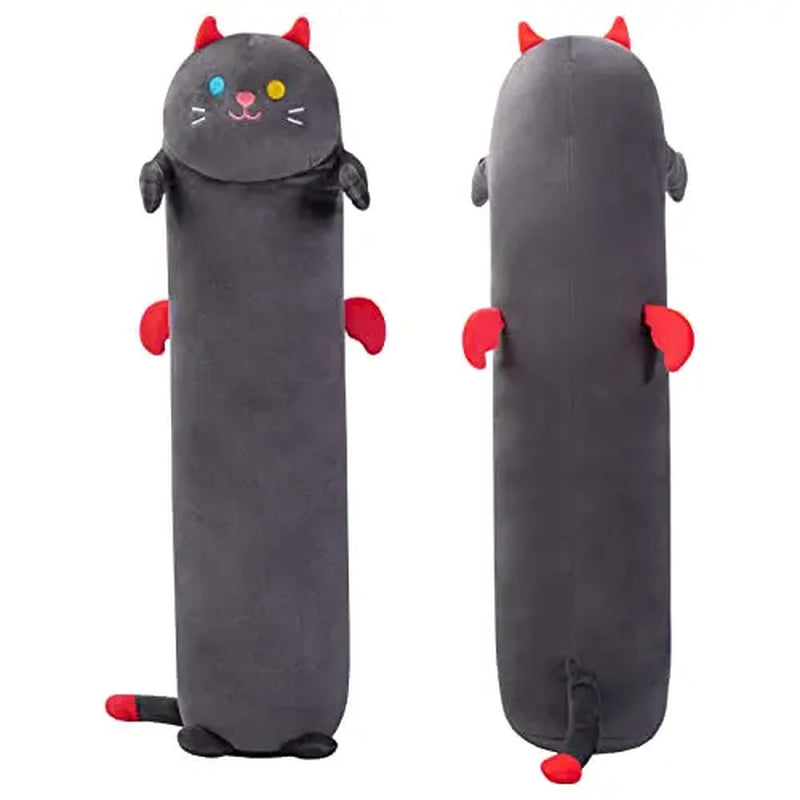 [New Arrival!!] Mewaii Long Cat Plush Body Pillow, Cute Cat Stuffed Animals Soft Plushies, Kitten Plush Throw Pillow Doll Toy Gift for Girlfriend