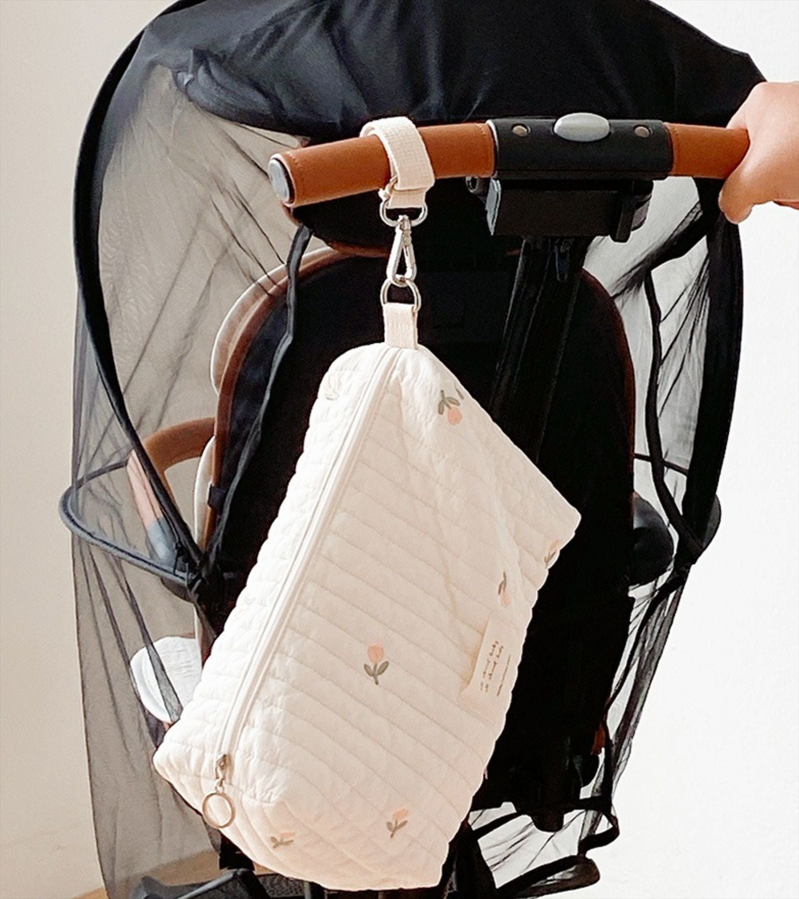 Chrysanthemum Cotton Mommy Bag Baby Stroller Bag