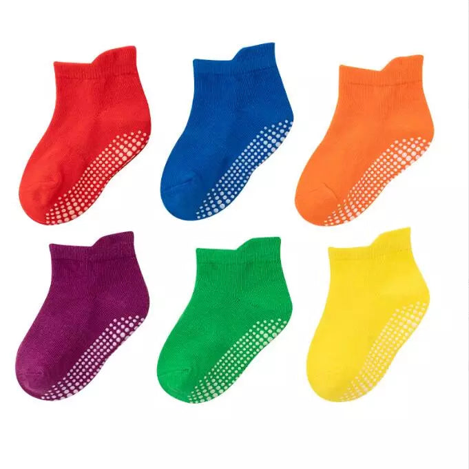 Children's Anti-Slip Boat Socks for Boys Girl Low Cut