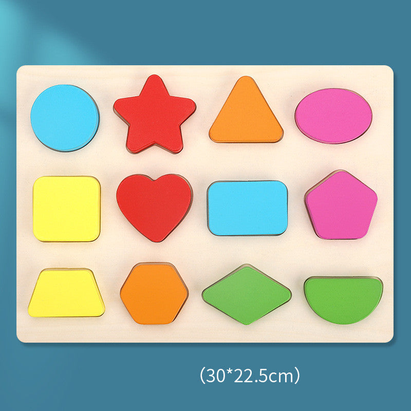 Wooden Colorful Digital Letters Cognitive Learning Toys