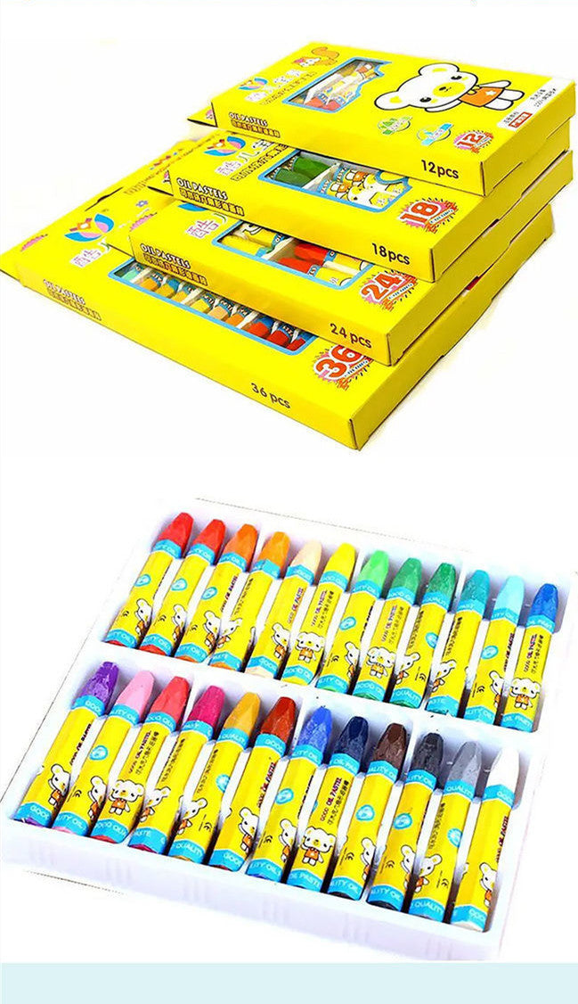 Childrens Oil Pastel 12 Colors 36 Colors Learning Drawing Crayons Oil Pastel Set