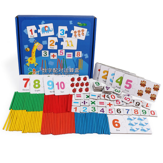 Digital Matching Number Stick Learning Box