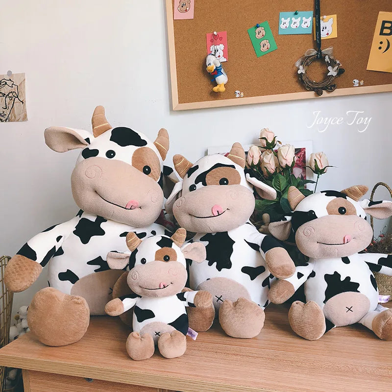 Cute Cow Plush Toy Rag Doll for Girlfriend Children'S Toys Gifts Plush Toys Pillow Plushie Stuffed Animal Patung Dolls