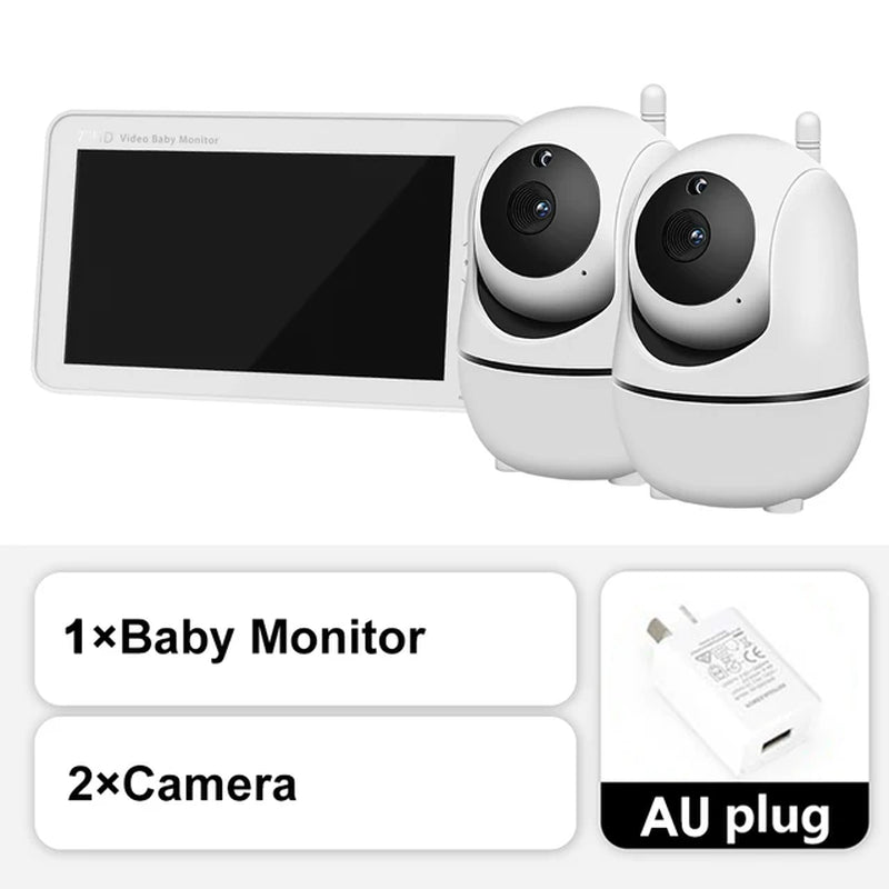 Professional title: 
"5-Inch Video Baby Monitor with Pan Tilt Camera, 2.4G Wireless Transmission, Temperature Display, Home Security Surveillance Camera"