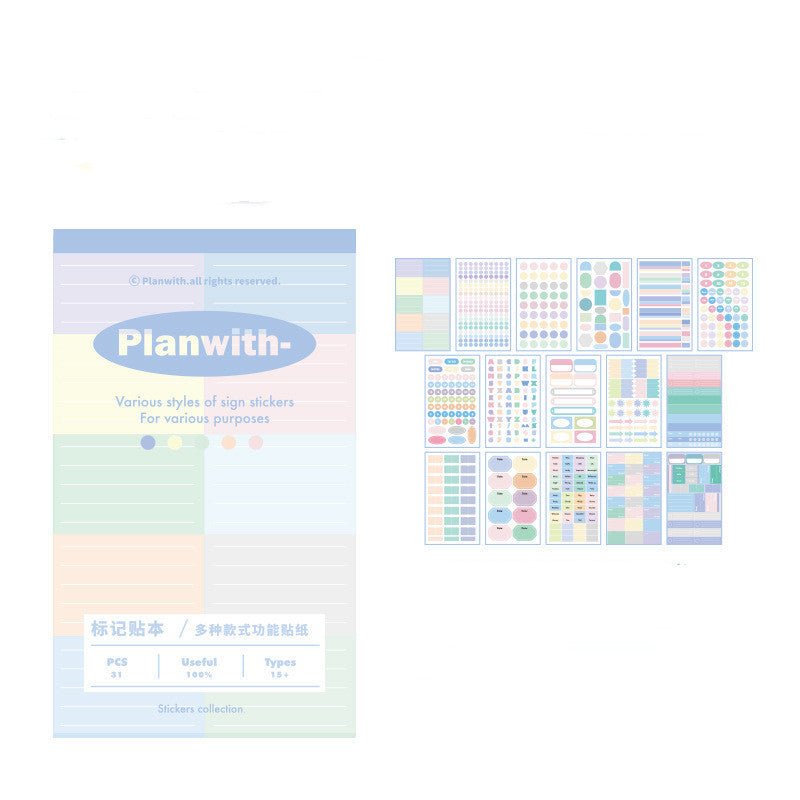 Marker Notebook Multifunctional Learning Focus Classification
